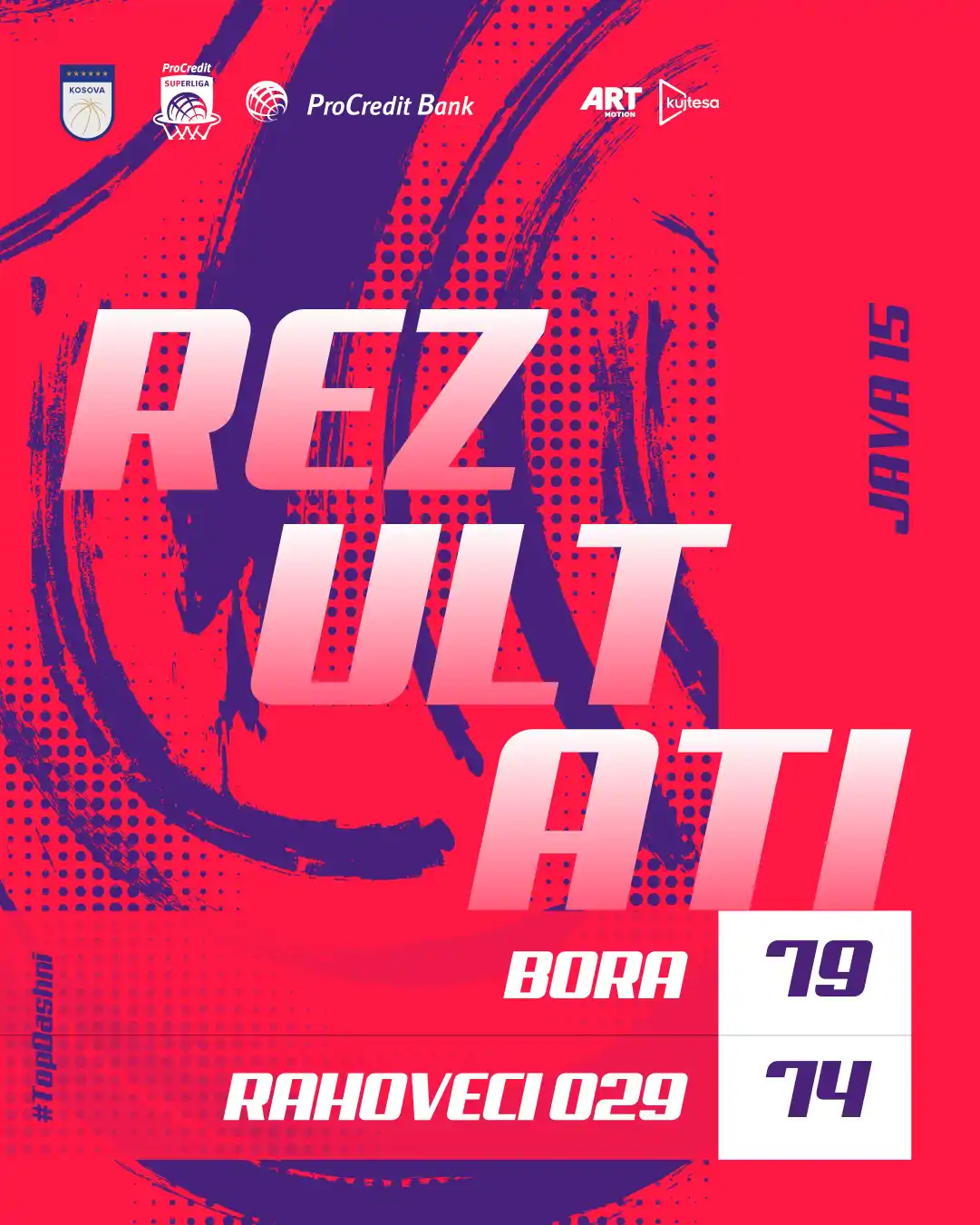 Bora triumfon ndaj Rahovecit 029 në një ndeshje të fortë, 79:74